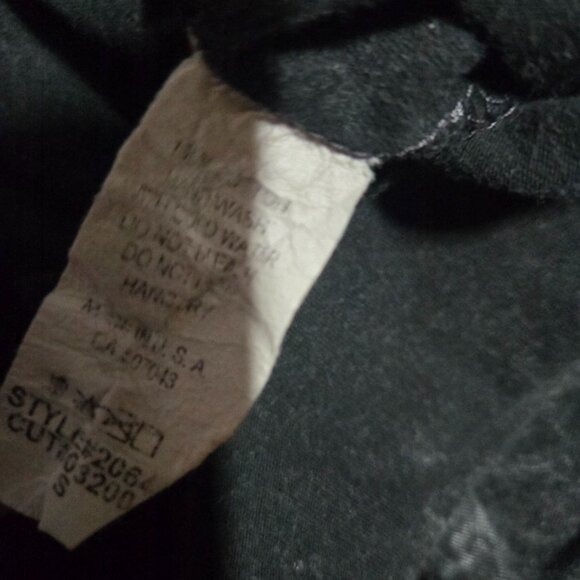 Y2K Tank Top Size S Gray Long Asymmetric Indie Sleaze Grunge Fairy Boho Cotton - Picture 12 of 12